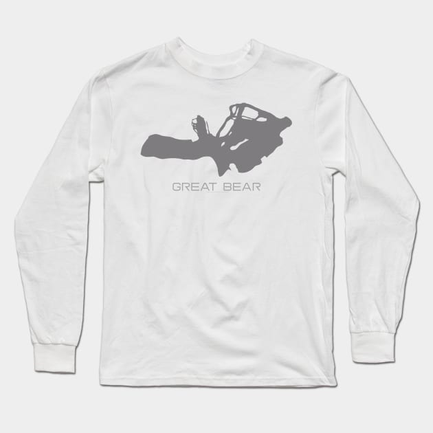 Great Bear Resort 3D Long Sleeve T-Shirt by Mapsynergy